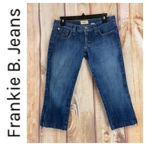 🐞Frankie B Crop Zippered Low Rise Jean Size 6